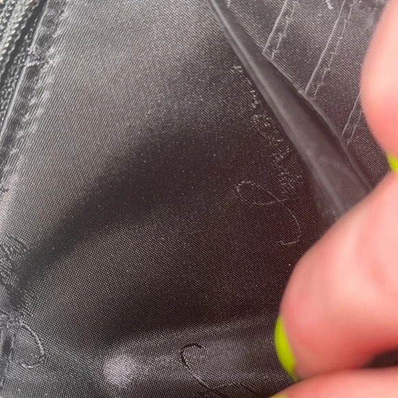 - Vera Bradley Zebra Pattern Crossbody with Wristlet Black/Tan - Picture 13 of 14